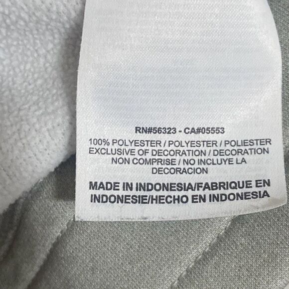 Women’s Nike Therma-Fit 1/2 Zip Hoodie Sweatshirt Gray Blue Ladies Size Medium - Picture 9 of 10